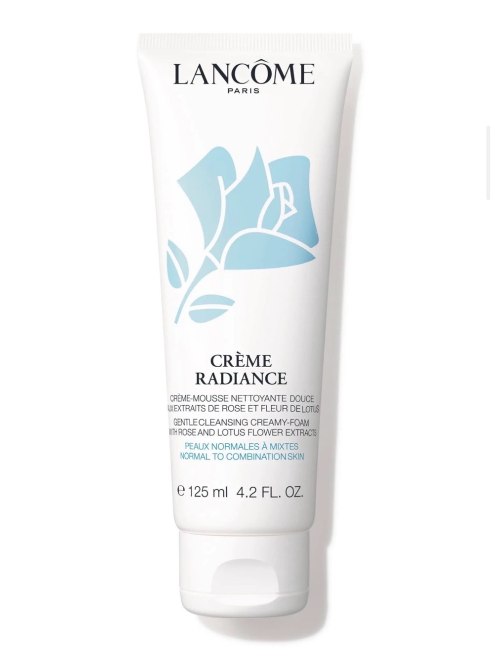 Lancôme Crème Radiance Cleansing Cream - White with Light Blue Design NEW-sealed